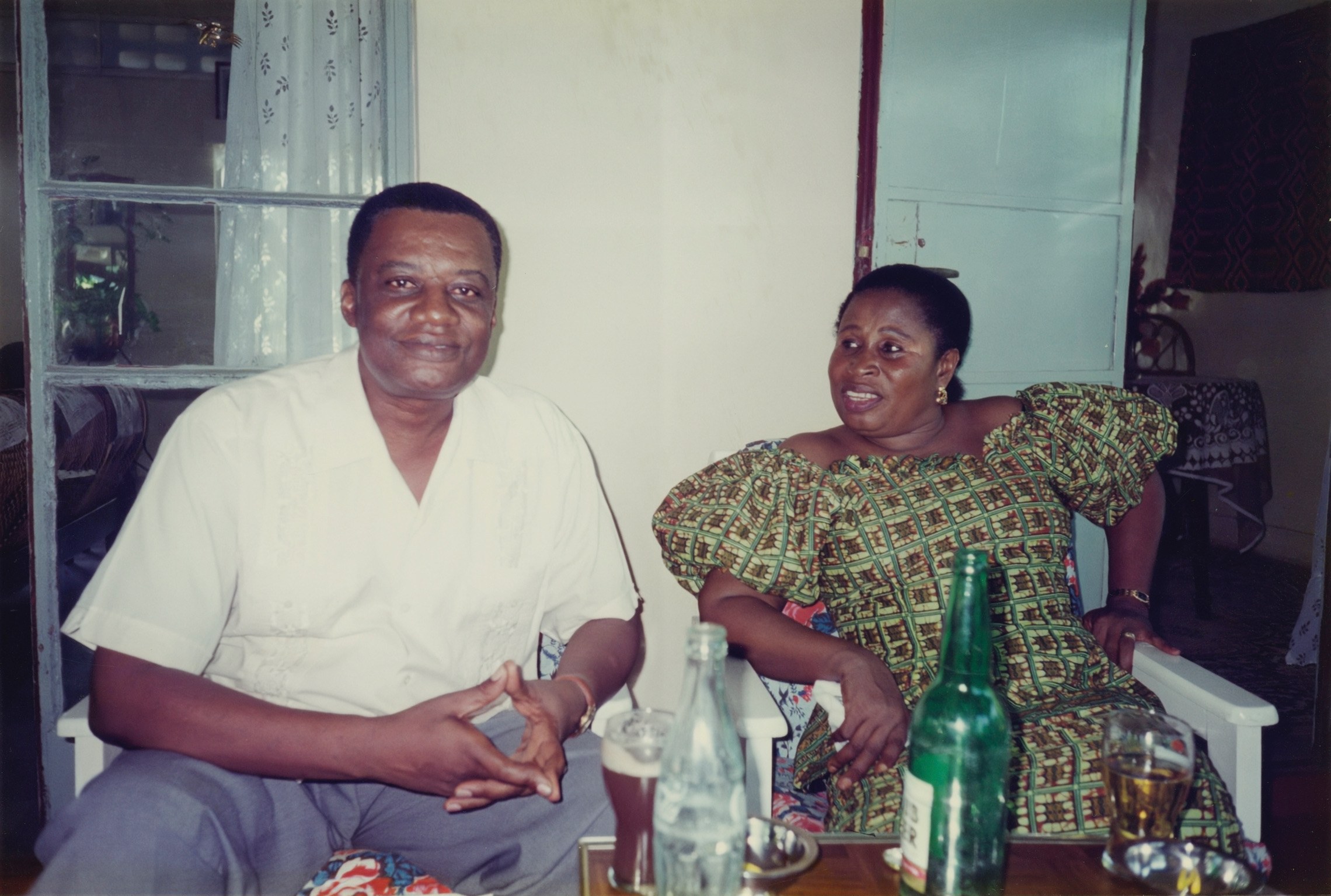 At home together.