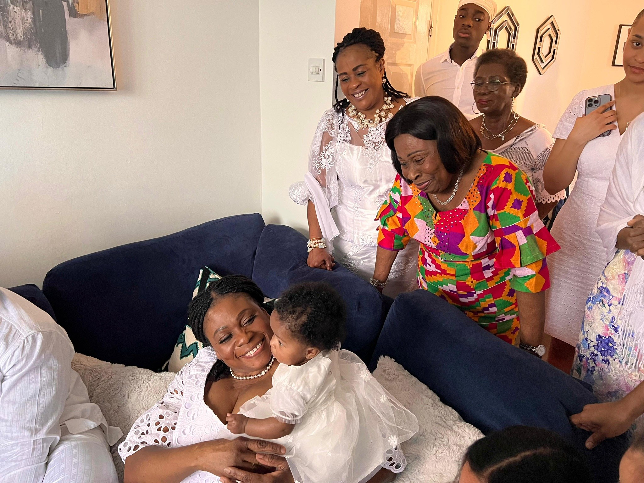 A house full of family.